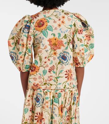 Top Florielle en coton floral | Ulla Johnson
