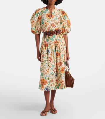 Top Florielle en coton floral | Ulla Johnson