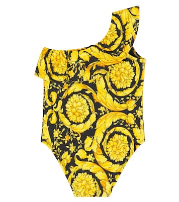 Baby Barocco one-shoulder swimsuit | Versace Kids