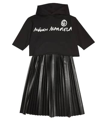 Robe à capuche et logo | MM6 Maison Margiela Kids