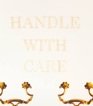 Printed cotton-blend T-shirt | Moschino Kids