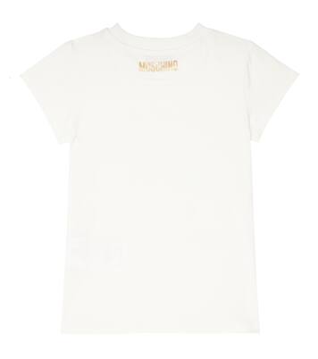 Printed cotton-blend T-shirt | Moschino Kids