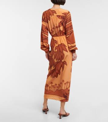 Silk crêpe de chine maxi dress | Johanna Ortiz