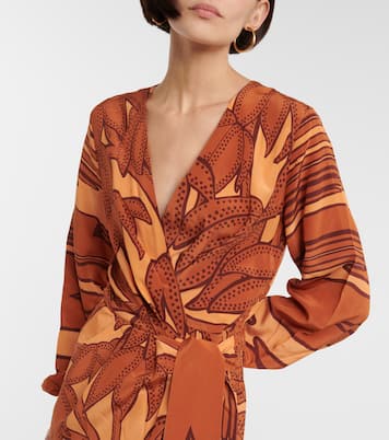 Silk crêpe de chine maxi dress | Johanna Ortiz