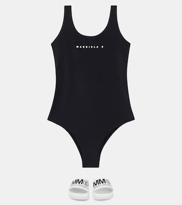 Logo swimsuit | MM6 Maison Margiela Kids