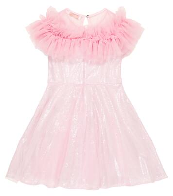 Sequined ruffle dress | Monnalisa