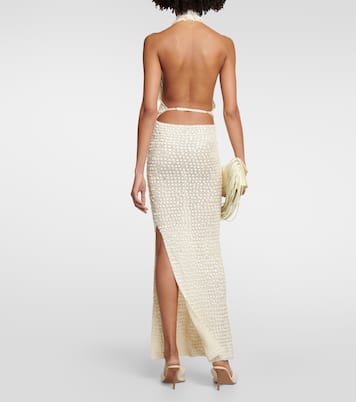 Maxikleid mit Pailletten | Aya Muse