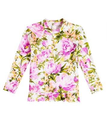 Halcyon floral swim top | Zimmermann Kids