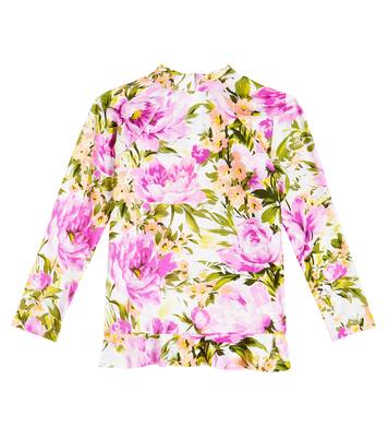 Halcyon floral swim top | Zimmermann Kids