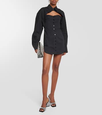 Mini Devon 85 embellished suede mules | The Attico