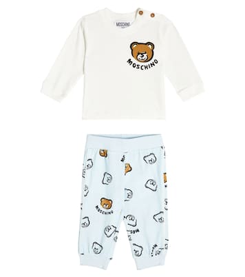 Bébé – Ensemble de survêtement imprimé en coton | Moschino Kids