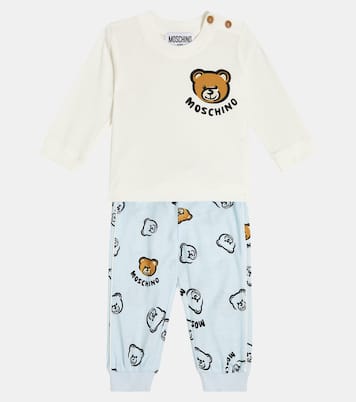 Bébé – Ensemble de survêtement imprimé en coton | Moschino Kids