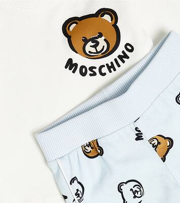 Bébé – Ensemble de survêtement imprimé en coton | Moschino Kids