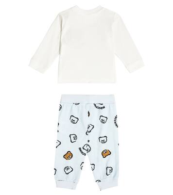 Bébé – Ensemble de survêtement imprimé en coton | Moschino Kids