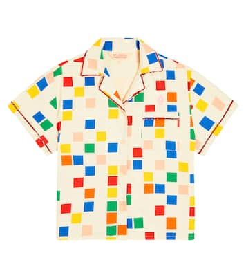 Baboon printed cotton and linen shirt | The Animals Observatory