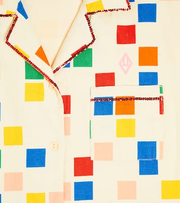 Baboon printed cotton and linen shirt | The Animals Observatory