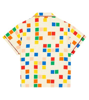 Baboon printed cotton and linen shirt | The Animals Observatory