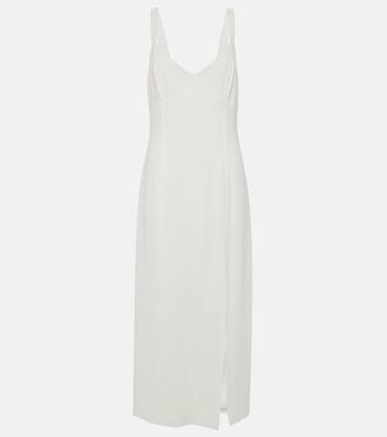 Robe midi de mariée Eli en crêpe | Rixo