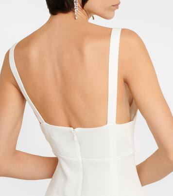 Robe midi de mariée Eli en crêpe | Rixo