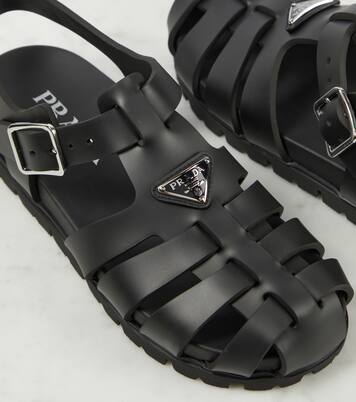 로고 피셔맨 샌들 | Prada