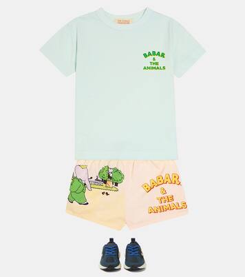 Puppy printed swim shorts | The Animals Observatory