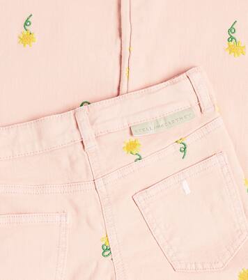 Pantalon en coton à fleurs | Stella McCartney Kids