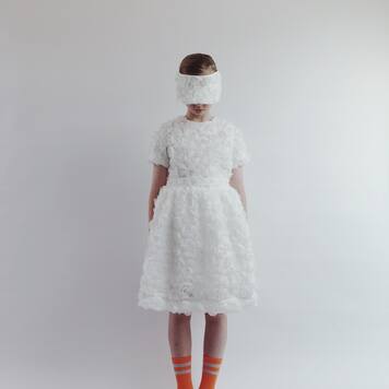 Floral-appliqué tulle top | Caroline Bosmans