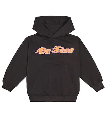 Maxx printed cotton hoodie | Molo