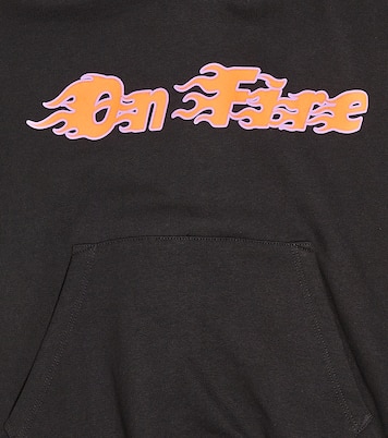 Maxx printed cotton hoodie | Molo