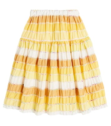 Striped cotton skirt  | Paade Mode