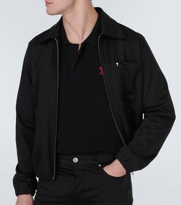 Ami De Cœur cotton-blend polo sweater | Ami Paris