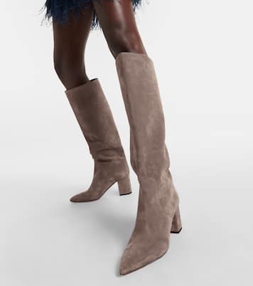 Anja 70 suede boots | Paris Texas