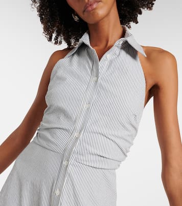 Robe longue Mackey rayée en coton | Veronica Beard