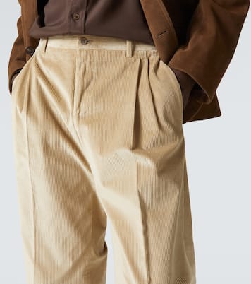 Gerade Hose aus Baumwoll-Cord | Canali