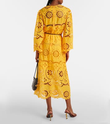 Pop embroidered midi dress | Zimmermann