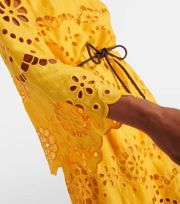 Pop embroidered midi dress | Zimmermann