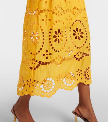 Pop embroidered midi dress | Zimmermann