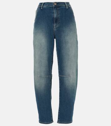 Jean barrel à taille haute | AG Jeans