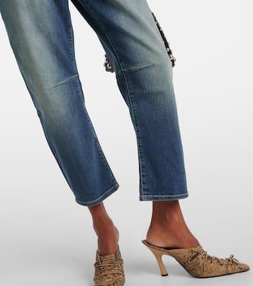 Jean barrel à taille haute | AG Jeans