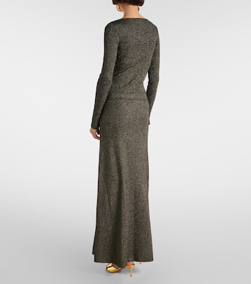 Maxirock aus Lamé | Ganni