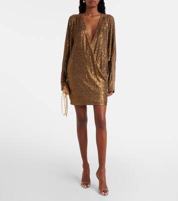 Robe Dolman à sequins | Norma Kamali