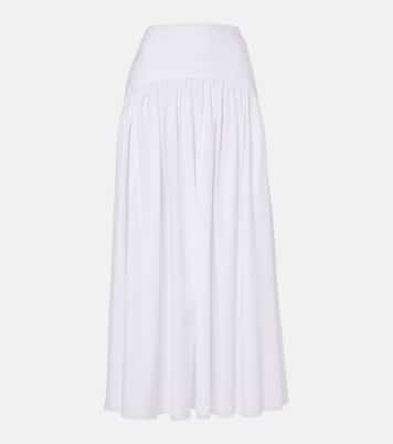 High-Rise-Maxirock Procida aus Baumwolle | Staud