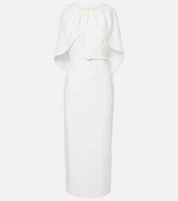 Robe midi en crêpe de satin | Roland Mouret