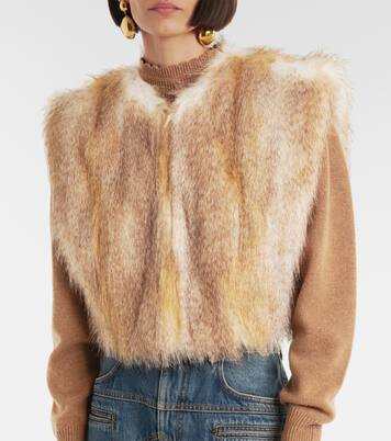 Alexina faux fur vest | Isabel Marant