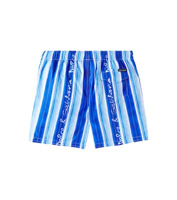 Printed swim trunks | Dolce&Gabbana Kids