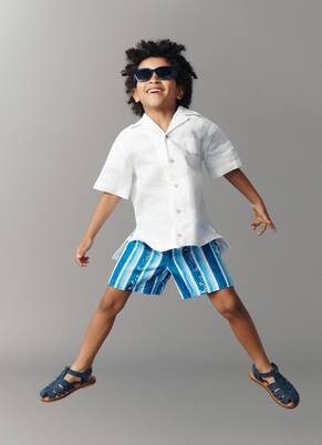 Printed swim trunks | Dolce&Gabbana Kids