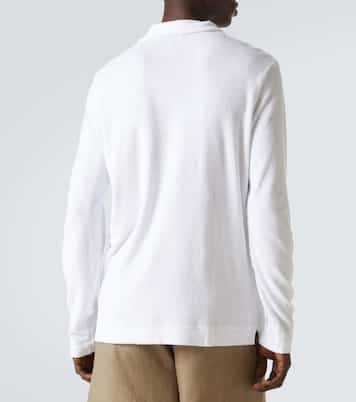 Cotton terry polo shirt | Fedeli