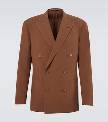 Blazer cruzado de lino | Dunhill