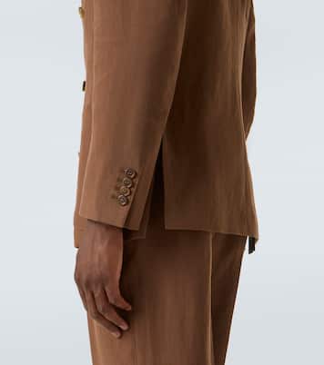Blazer cruzado de lino | Dunhill