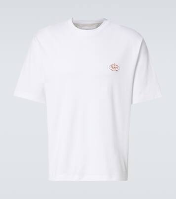 Interlock cotton jersey T-shirt | Prada